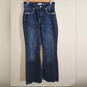 Angel Women's Deep Indigo Boot Cut Jeans